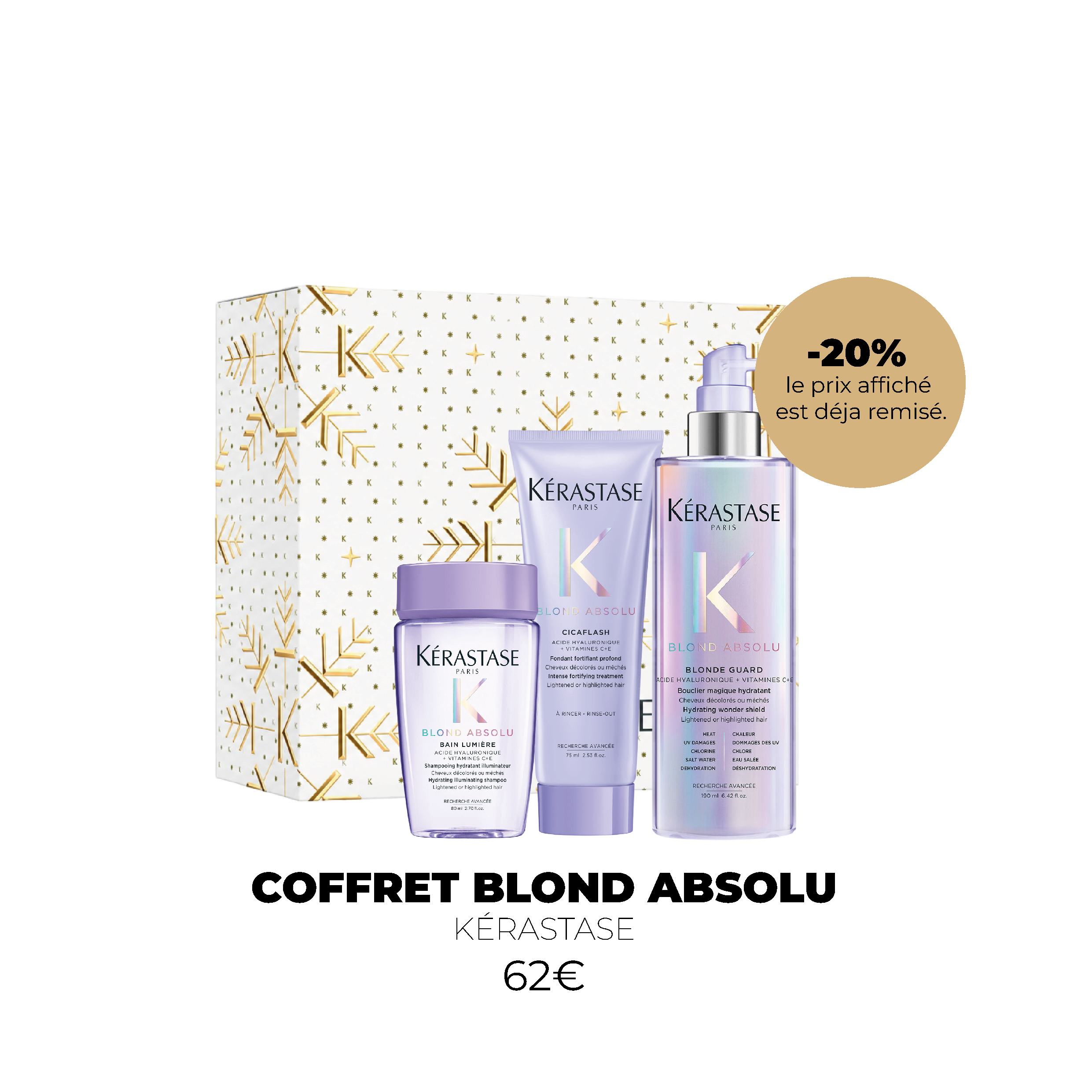 coffret blond absolu kerastase